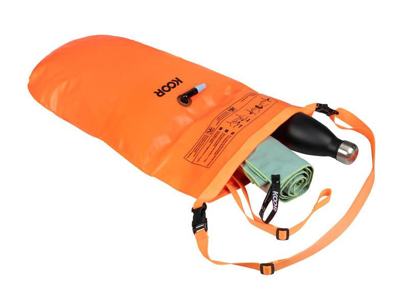 KOOR Schwimmboje – wasserfest – 20 l – orange – PVC