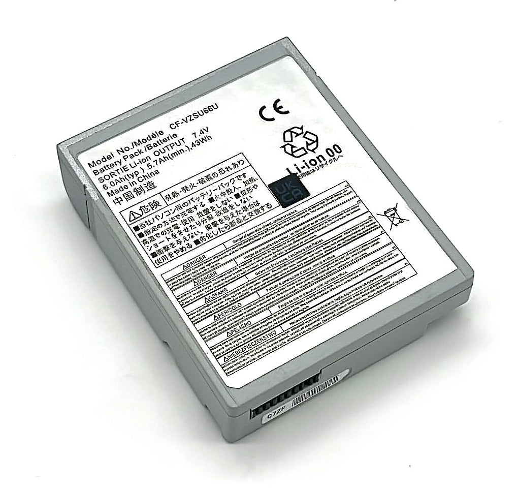 Vistaport Notebook-Akku – für Panasonic Toughbook CF-C1/C1 (MK1–MK2) – 47 Wh, 7,4 V – Grau