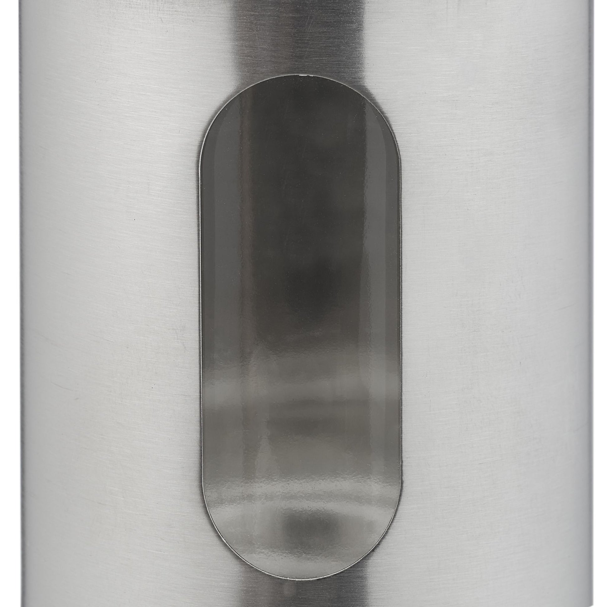 Relaxdays Streudose 290 ml, Ø 7 × 11 cm, Glas/Edelstahl, transparent/silber, 6 Stk.
