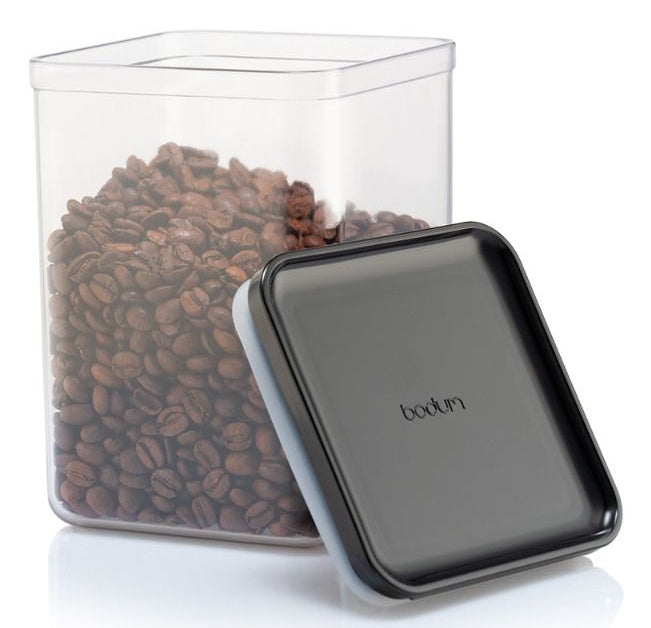 Bodum Canteen – 6-teiliges Vorratsdosen-Set, Schwarz