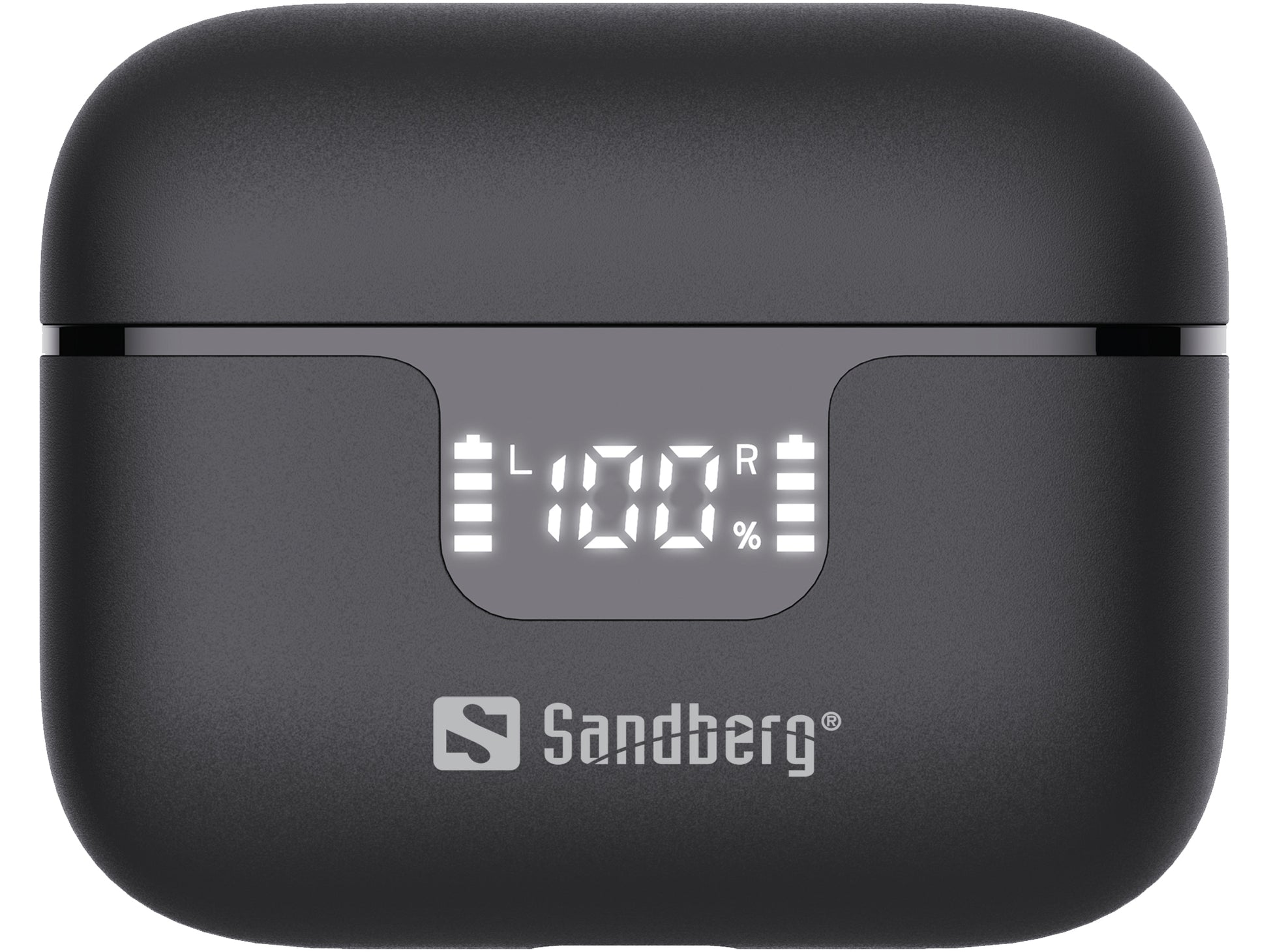 Sandberg 126-52 TWS In-Ear – Stereo, ANC, mit Ladecase, Schwarz, BT 6.0