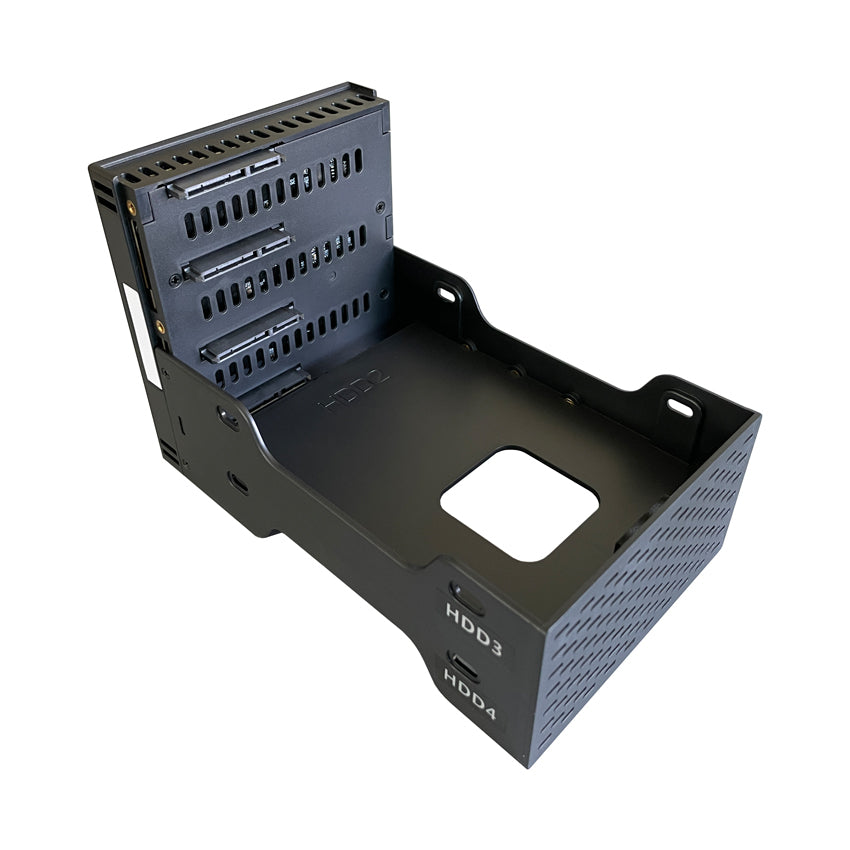 LC-Power LC-35U3-RAID-4-HDMI – 4-Bay Desktop HDD-Gehäuse – USB 3,2 Gen 1, für 3,5" HDD, SATA III
