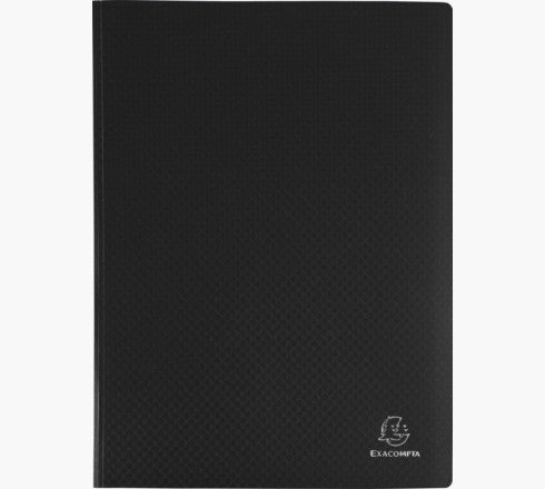 Exacompta Sichtbuch 8531E, für A4, 30 Hüllen – Polypropylen (PP) – Schwarz