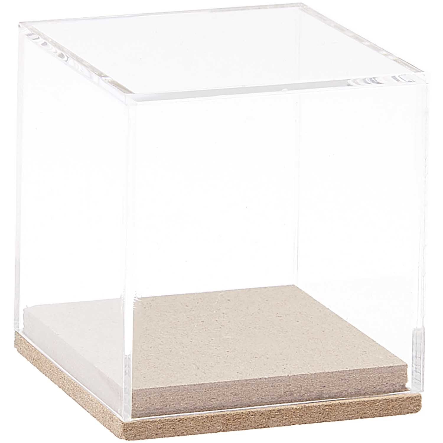Rico Design Dekohaube – 125 × 130 × 125 mm – Acrylglas/MDF – Transparent