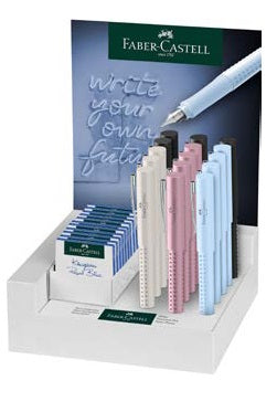 Faber-Castell GRIP 2010 – Federspitze M/B – für Rechts- & Linkshänder – Patronen – 15er Box