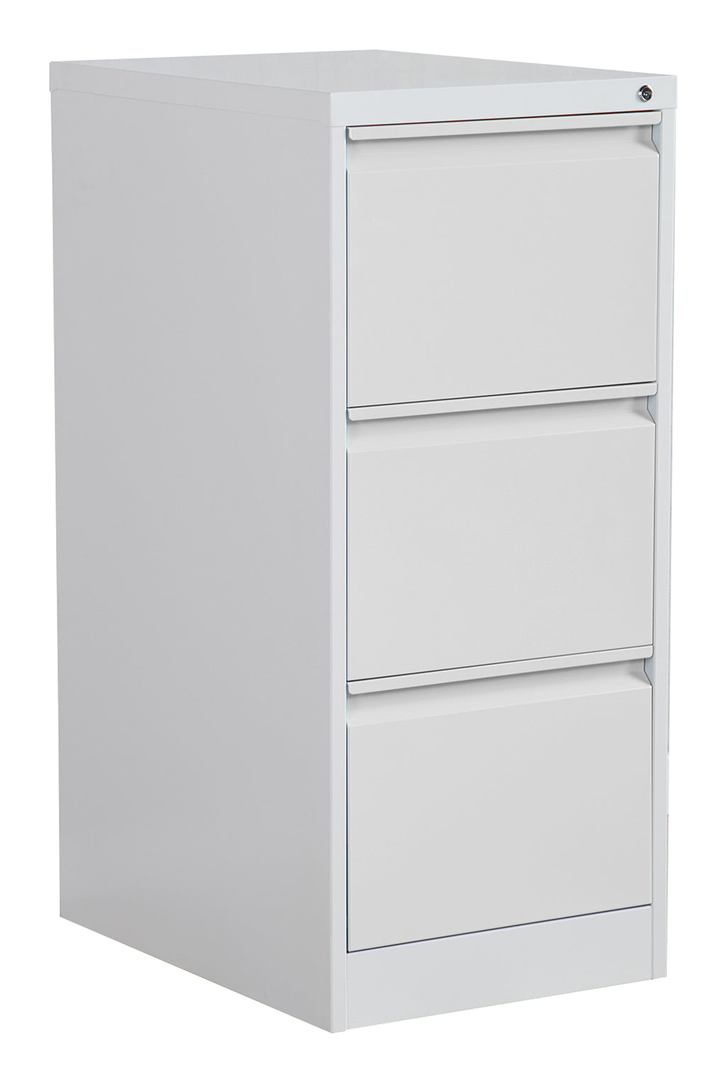 Phoenix Safe Co. FC1003GGK – Aktenschrank, 3 Schubladen, abschliessbar, Stahl, 450 × 620 × 1025 mm, Grau