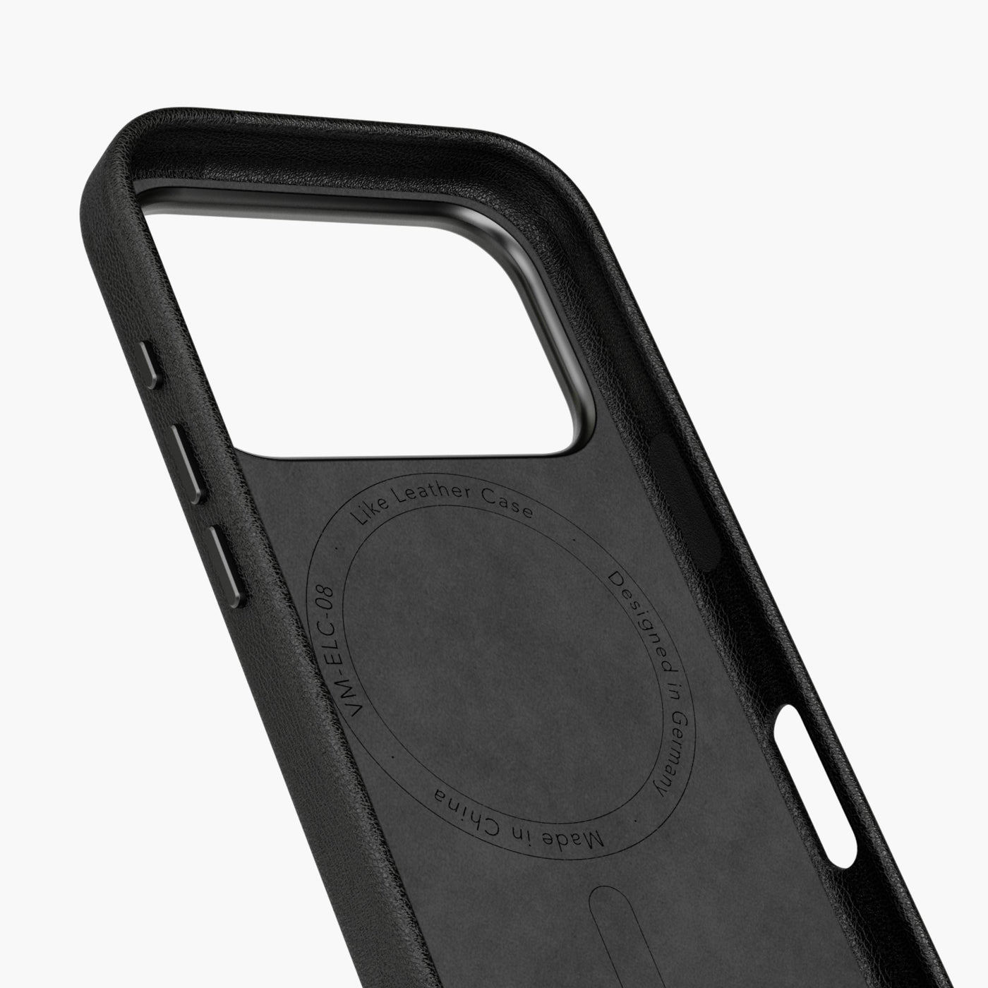 Vonmählen Backcover – für Apple iPhone 17 Pro Max – schwarz – Leder