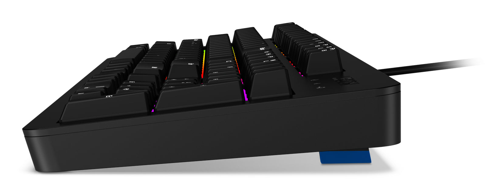 Lenovo Tastatur-Maus-Set – Membran – kabelgebunden (USB) – QWERTY (US-INT) – RGB – schwarz