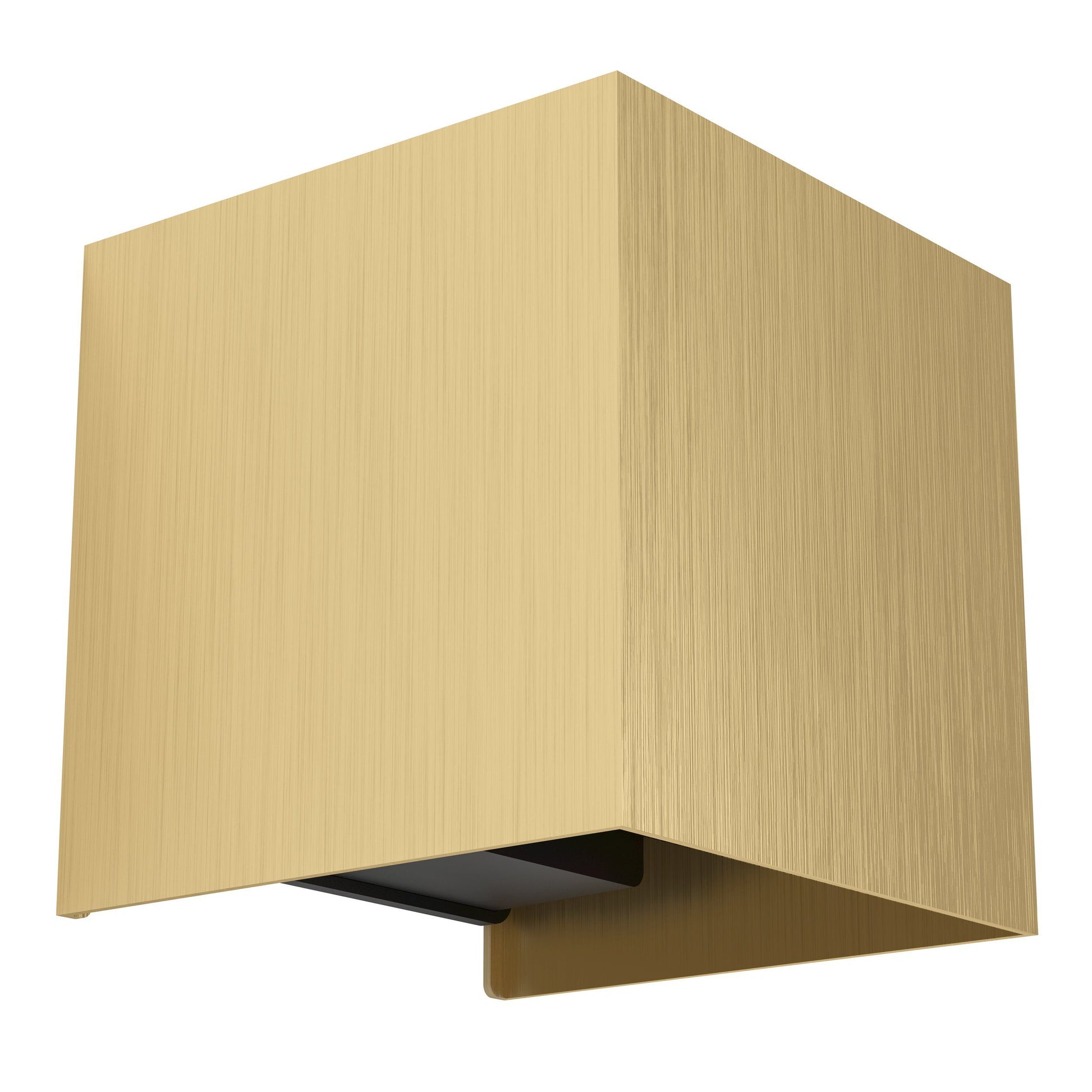 EGLO Wand-/Deckenleuchte VALMONTONE – 10 × 10 cm, 400 lm, 2 W, 3000 K, Messing
