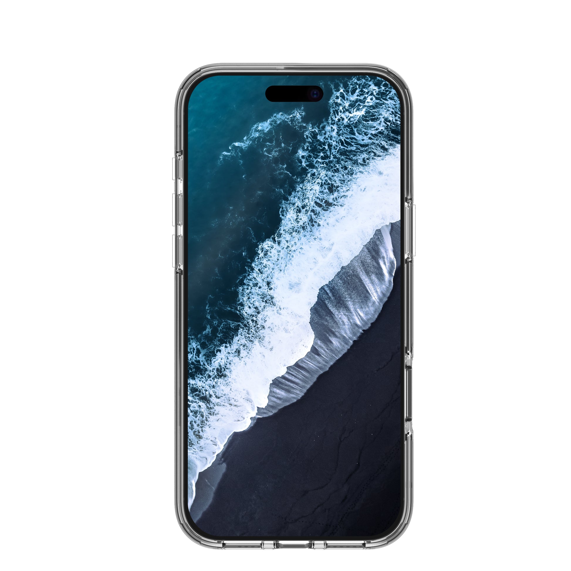 dbramante1928 Iceland Ultra D3O MS Kick Backcover – für Apple iPhone 16 Plus, Transparent, bis 4 m Sturzsicher