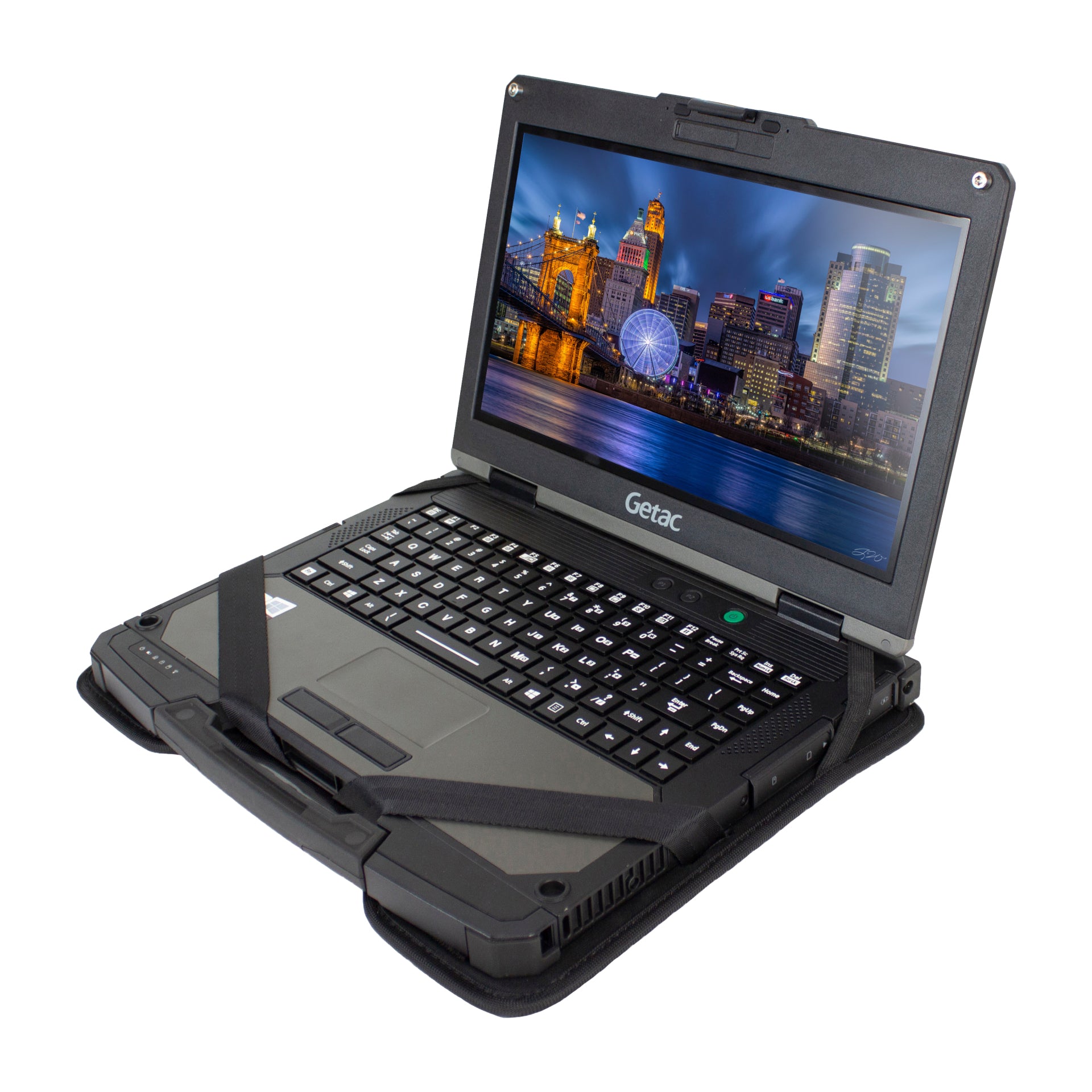 Getac Notebook-Tasche für Getac B360 – Tragegriff, abnehmbarer Schultergurt – Schwarz