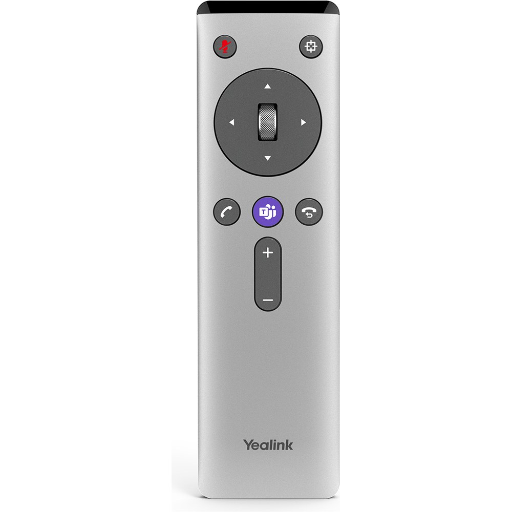Yealink Konferenz-Fernbedienung VCR20 – für UVC80, UVC50, UVC84, silber