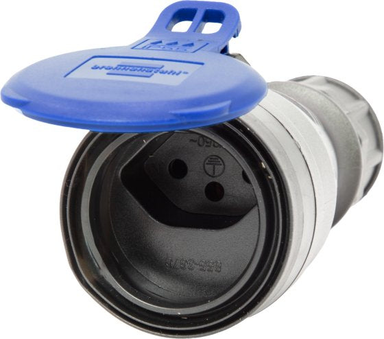 Brennenstuhl Adapterkabel, T13–T13, IP55, Montagekupplung – Schwarz