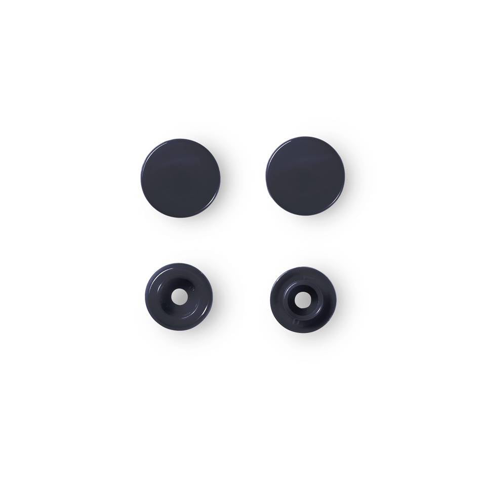 Prym Ösen Ø 12,4 mm – Polyoxymethylen (POM), grau, 30 Stück