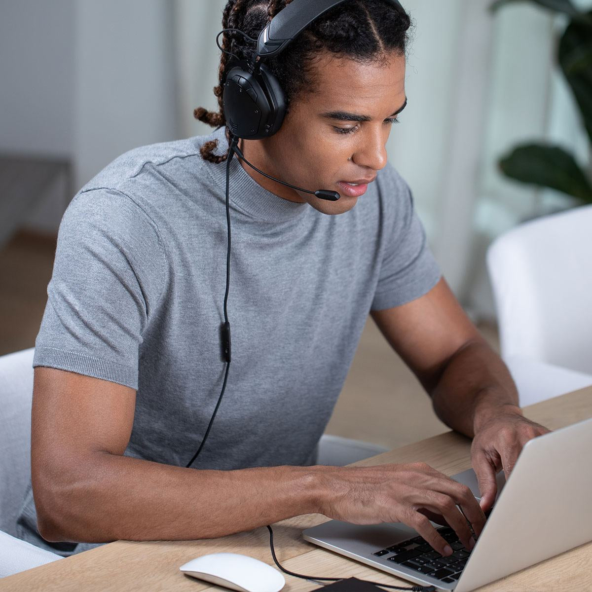 V-MODA BOOM PRO X – Kontakt-Mikrofon – für Kopfhörer – 3,5 mm, 2 m, Stummschaltung – schwarz