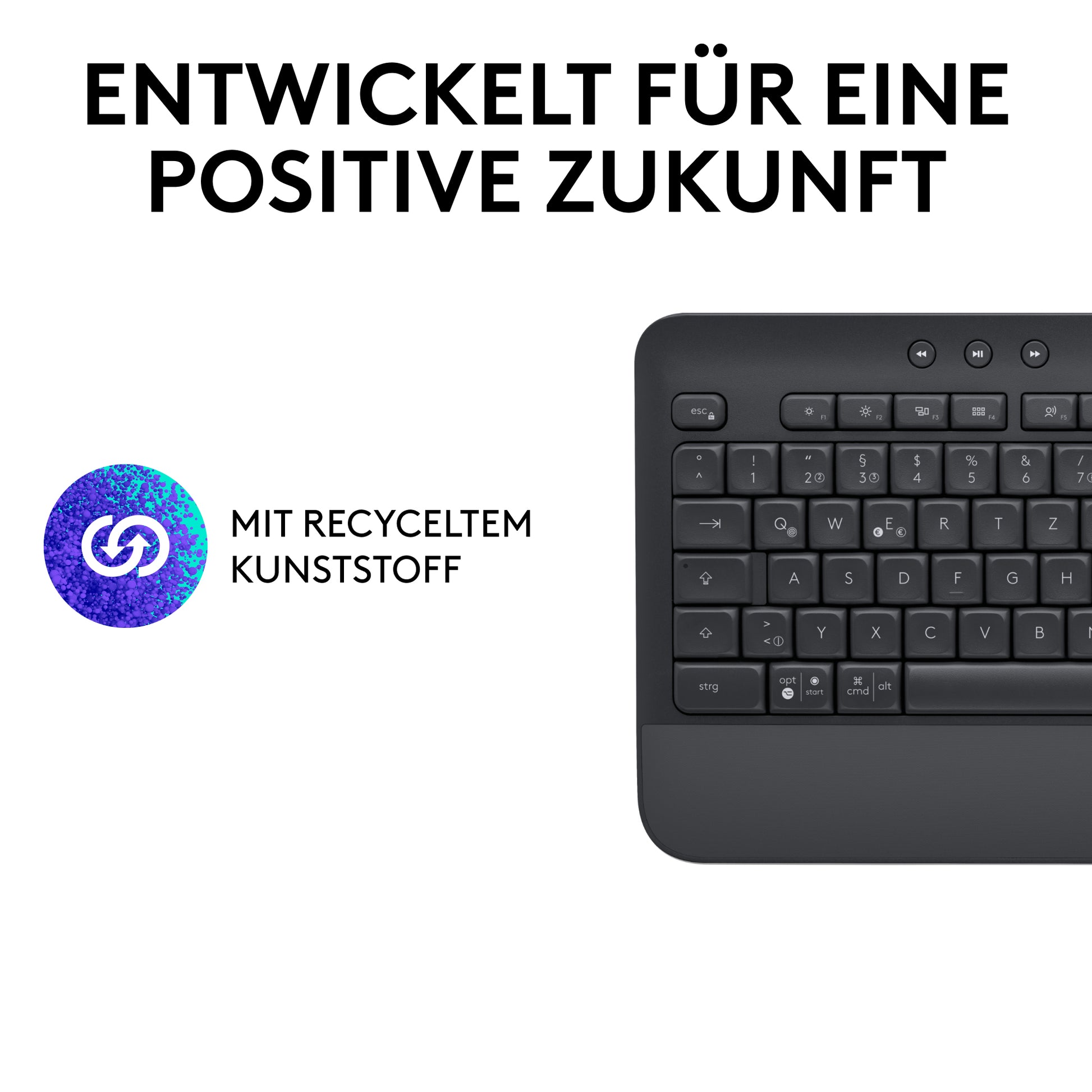 Logitech SIGNATURE K650 – Tastatur, DE-Layout (DE), Graphit