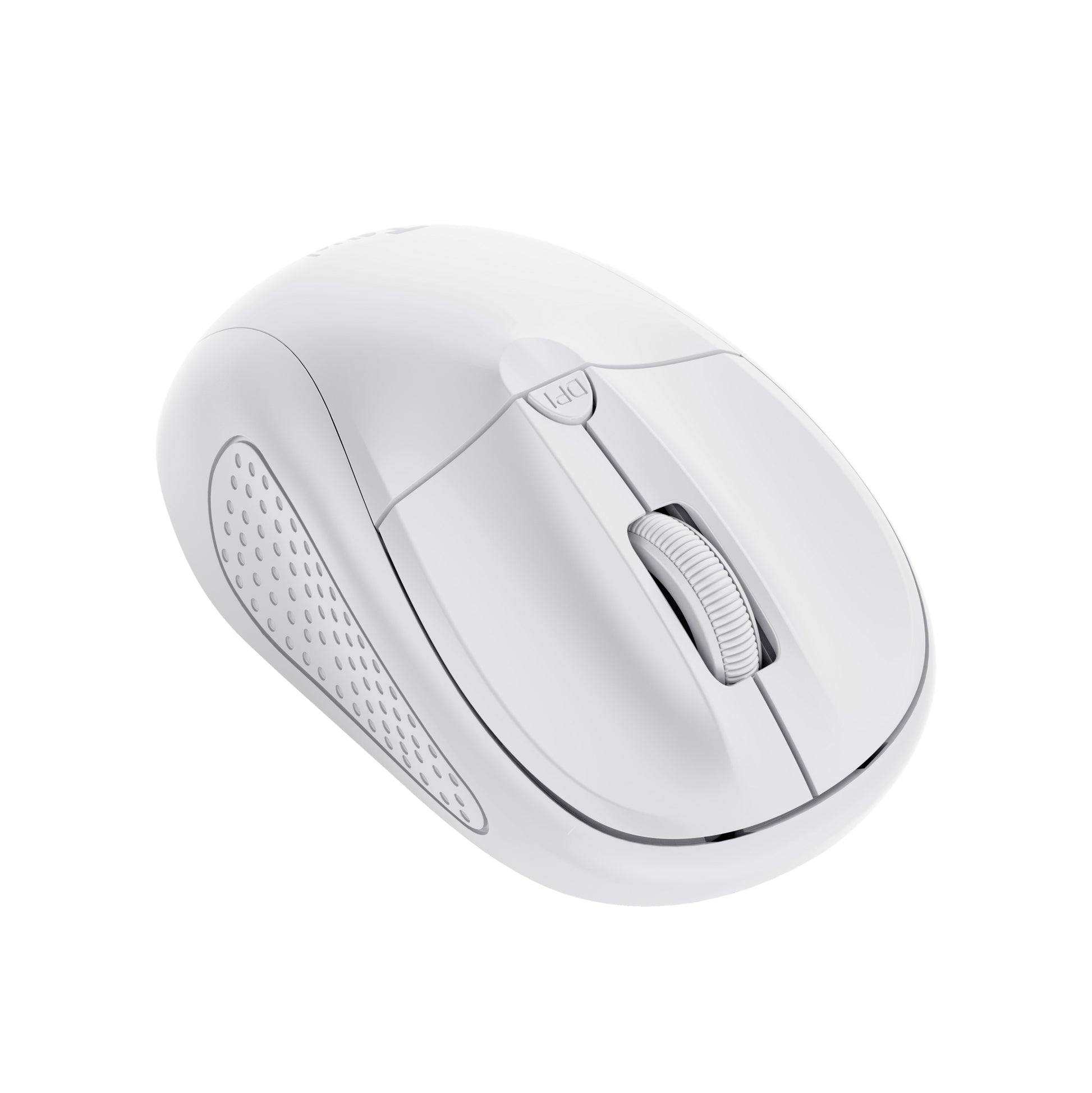 Trust Primo – Maus – Kabellos (2,4 GHz), 1600 DPI, beidhändig, Weiss