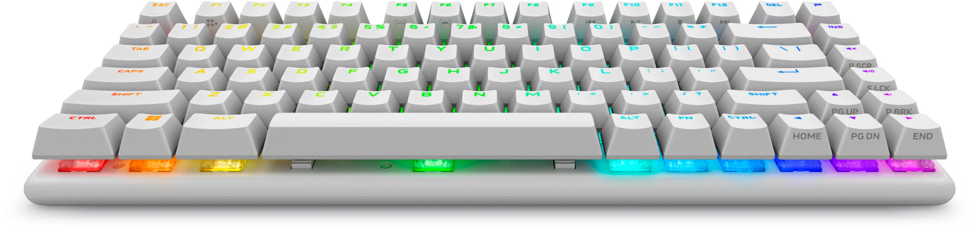 Alienware Pro Wireless Gaming – Gaming-Tastatur 75% – Mechanisch – Bluetooth & 2,4 GHz, USB-C – RGB – Weiss