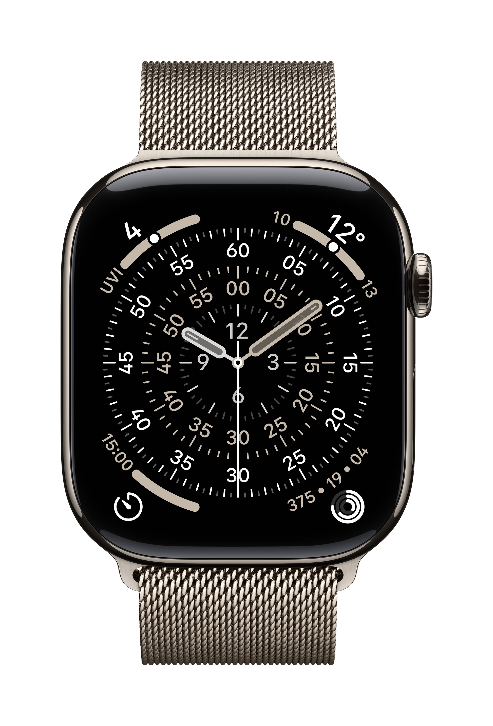 Apple Milanese Loop – Armband – für Apple Watch 46 mm, Natural, M/L