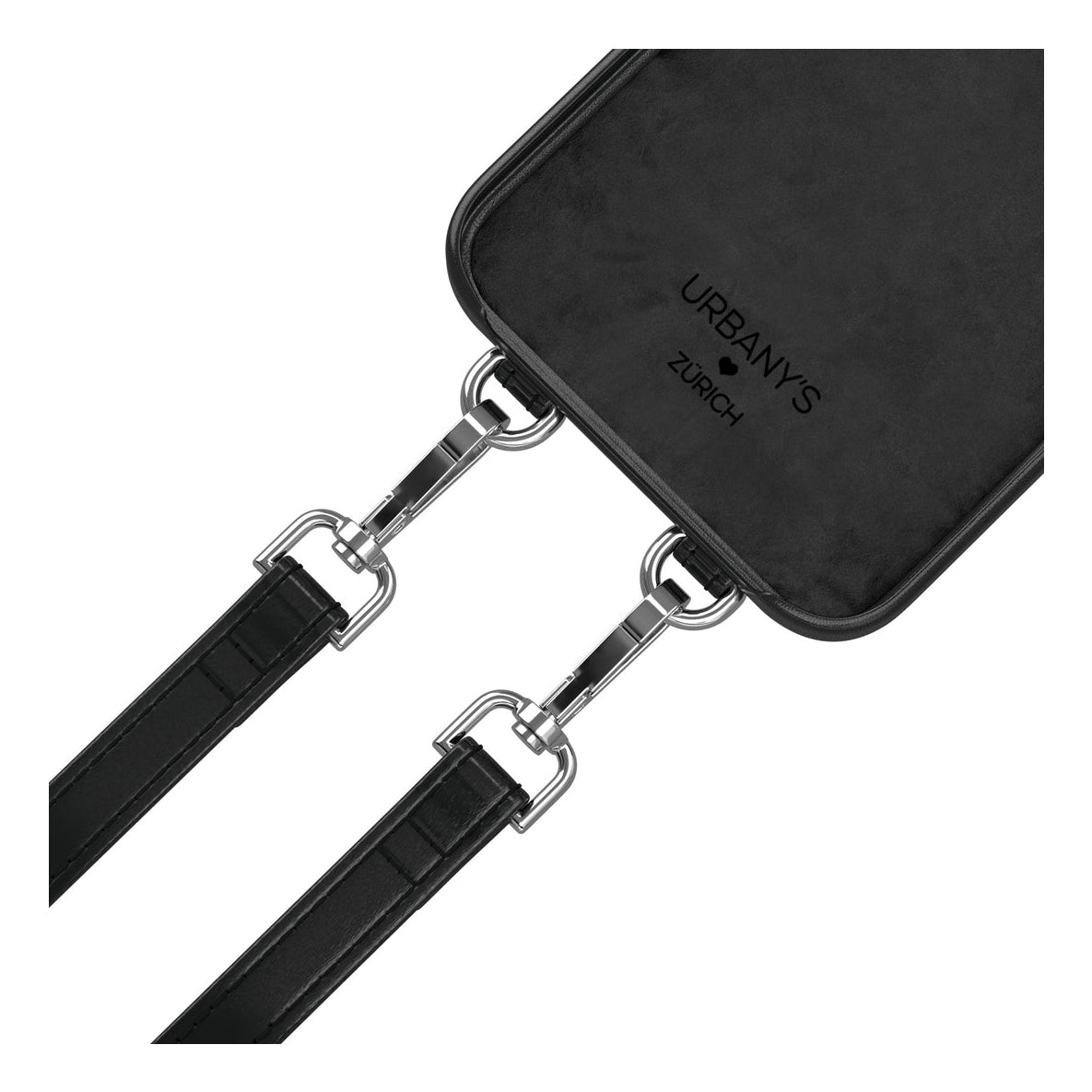 Urbany's Urbanys – Necklace-Hülle – für Apple iPhone 16 Pro – Night Owl, schwarz
