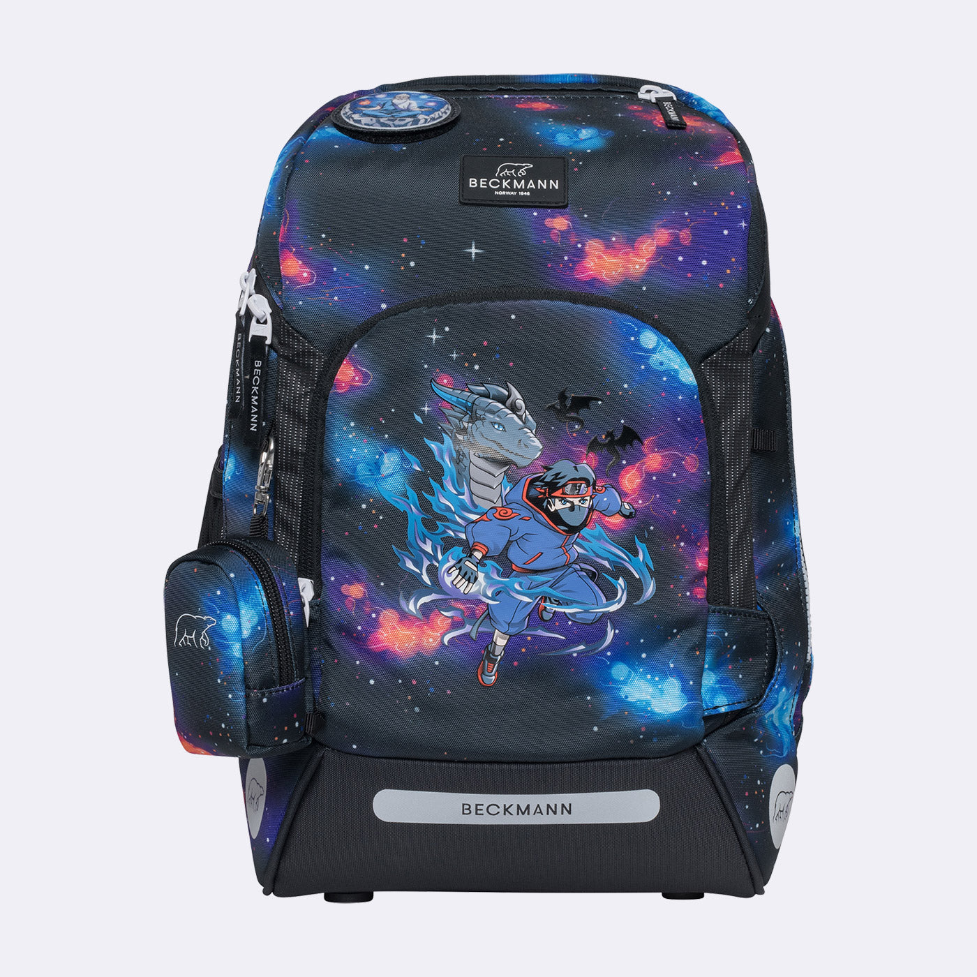 Beckmann Schulrucksack Active Air FLX – 6-teilig – Ninja Elements