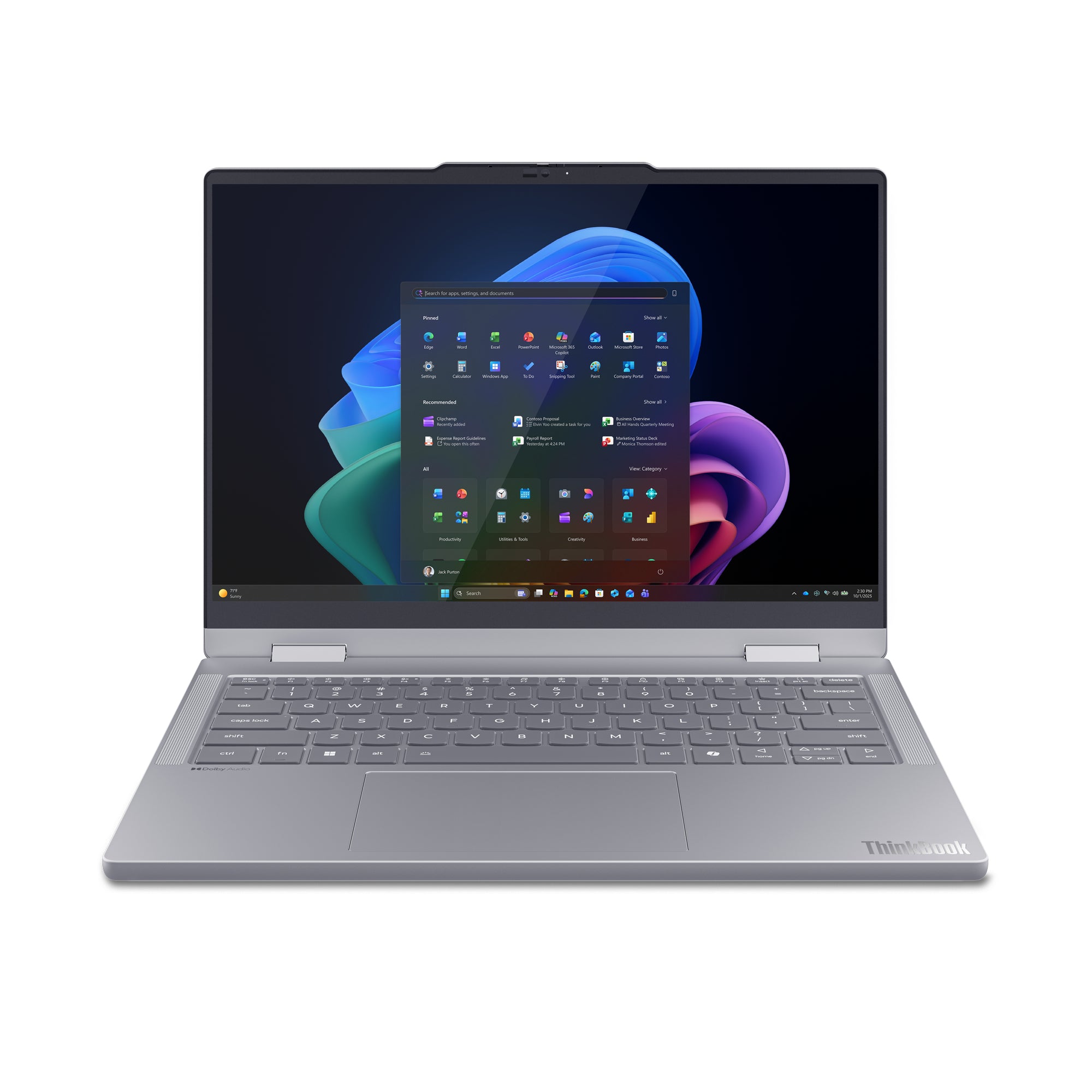 Lenovo ThinkBook 14 2in1 G6 – 14" WUXGA Touch, Core Ultra 7 355, 32 GB, 512 GB SSD, Win 11 Pro, QWERTZ (CH)