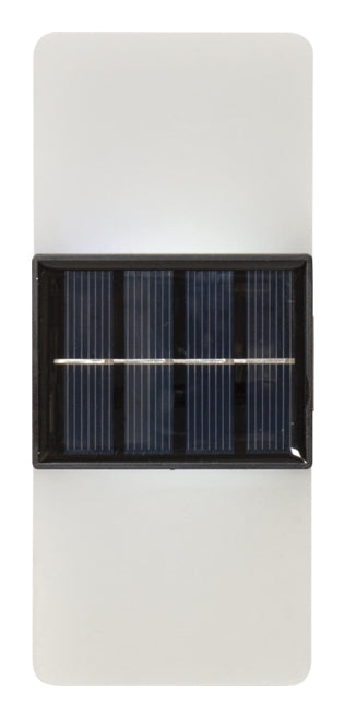 Star Trading Aussenwandleuchte – 2700–6500 K – IP44 – Solarbetrieb – Dämmerungssensor, dimmbar – Weiss
