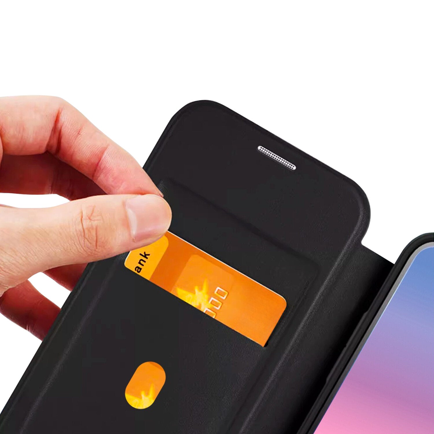 4smarts Urban Pro Folio – für Samsung Galaxy S26 Ultra, MagSafe, mit Kartenfach, PU, Schwarz