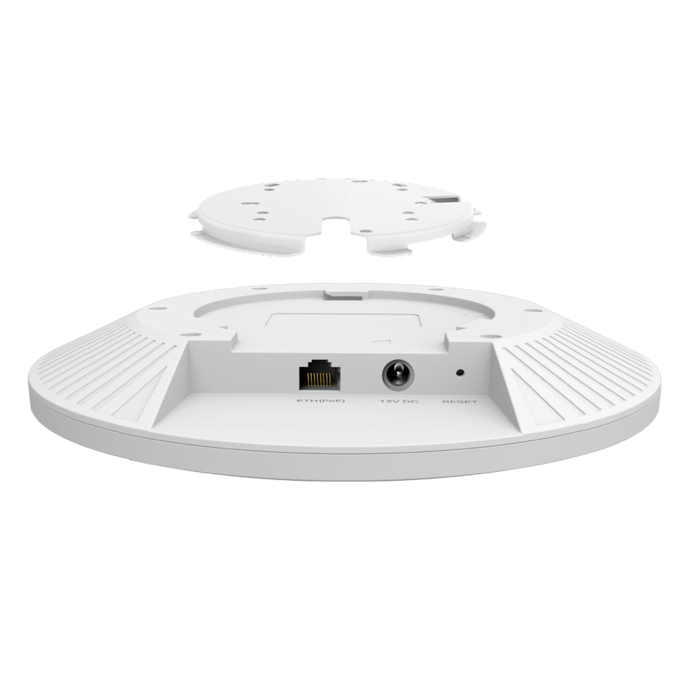 TP-Link AX5400 – Wi-Fi 6 Access Point, Dual-Band (2,4/5 GHz), AX5400, 1× 2,5GbE, PoE, Decke/Wand, Weiss