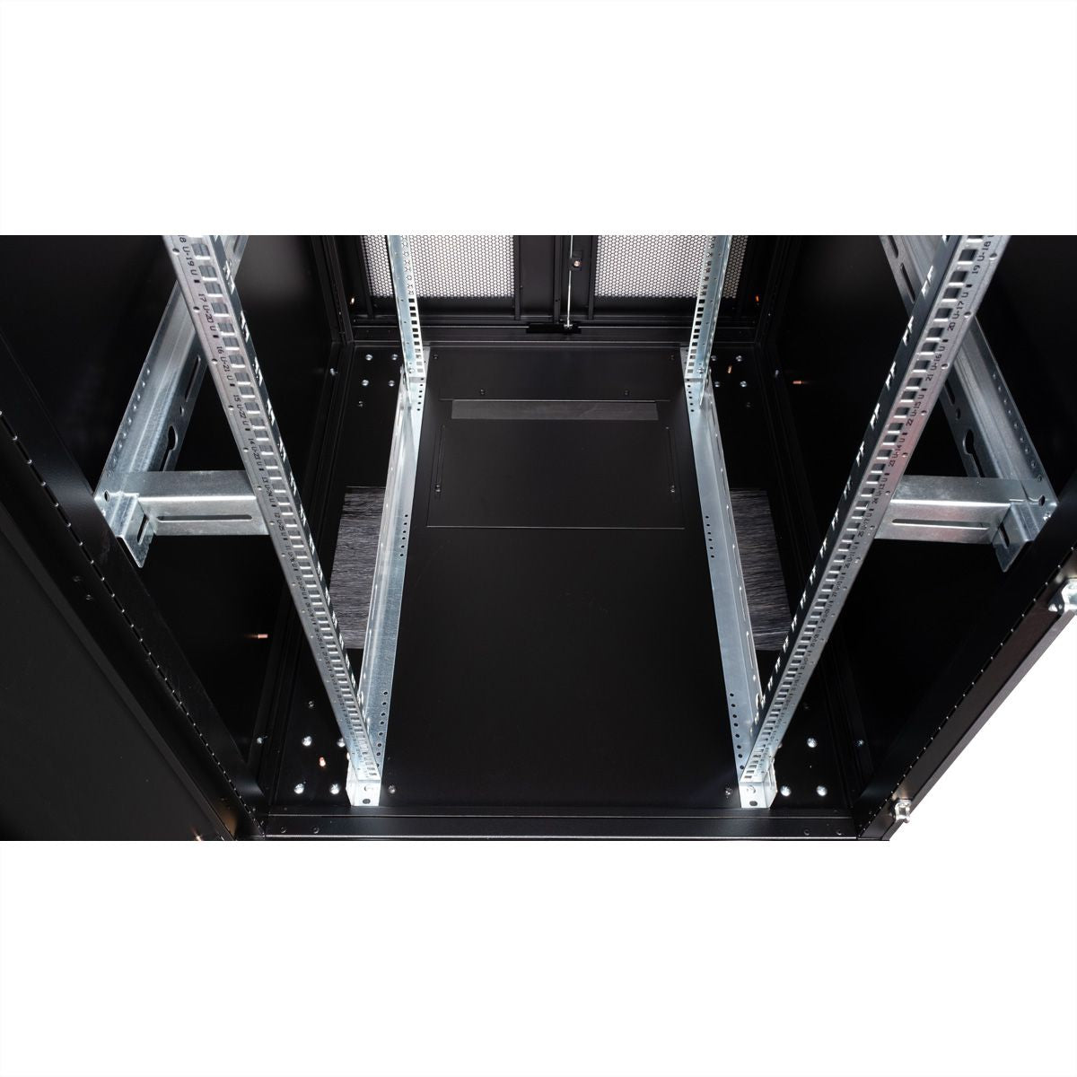 ROLINE Pro – 19" Netzwerkschrank 36U, IP20, abschliessbar, 800 × 1000 × 1705 mm, schwarz, Stahl