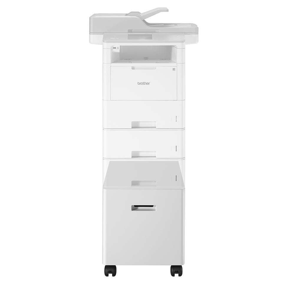 Brother Unterschrank – hellgrau, 41,5 × 15,6 × 44,6 cm, für HL-L6300DW(T), HL-L6400DW(T), DCP-L6600DW und andere