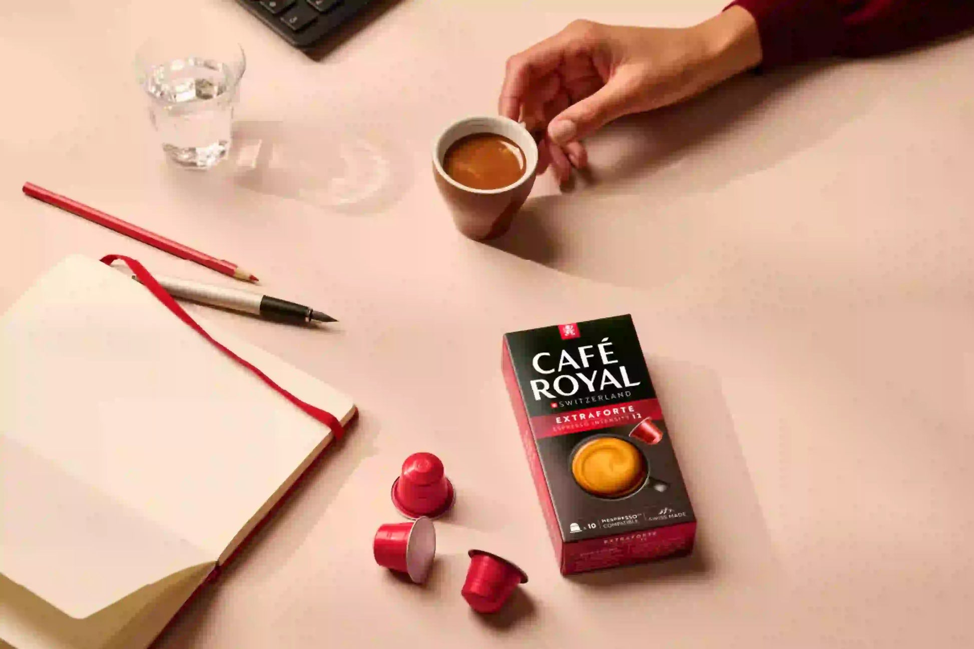Café Royal Kapseln für Nespresso – Espresso, Intensität 12, 100 Kapseln