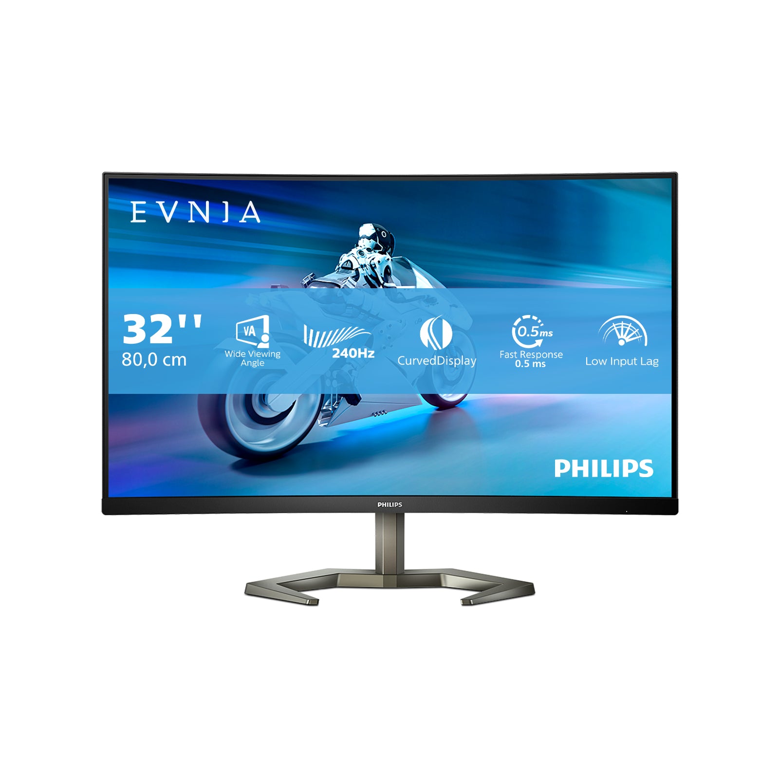 Philips Monitor – Momentum, 31,5" Curved VA, 32M1C5200W/00