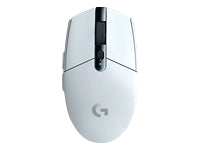 Logitech G G305 – Gaming-Maus – Kabellos (Bluetooth/2,4 GHz), 12000 DPI, Rechts, Weiss