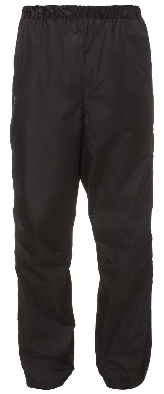 VAUDE Velohose – XL – Schwarz, Polyester, wasserfest, winddicht, atmungsaktiv, reflektierend