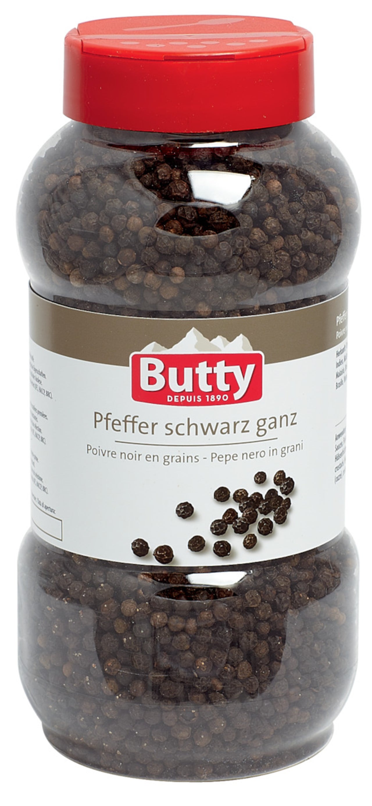 Butty Schwarzer Pfeffer ganz – 500 g