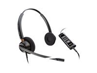 Poly EncorePro 525 Office-Headset – On-Ear, Stereo, Kabelgebunden, Schwarz