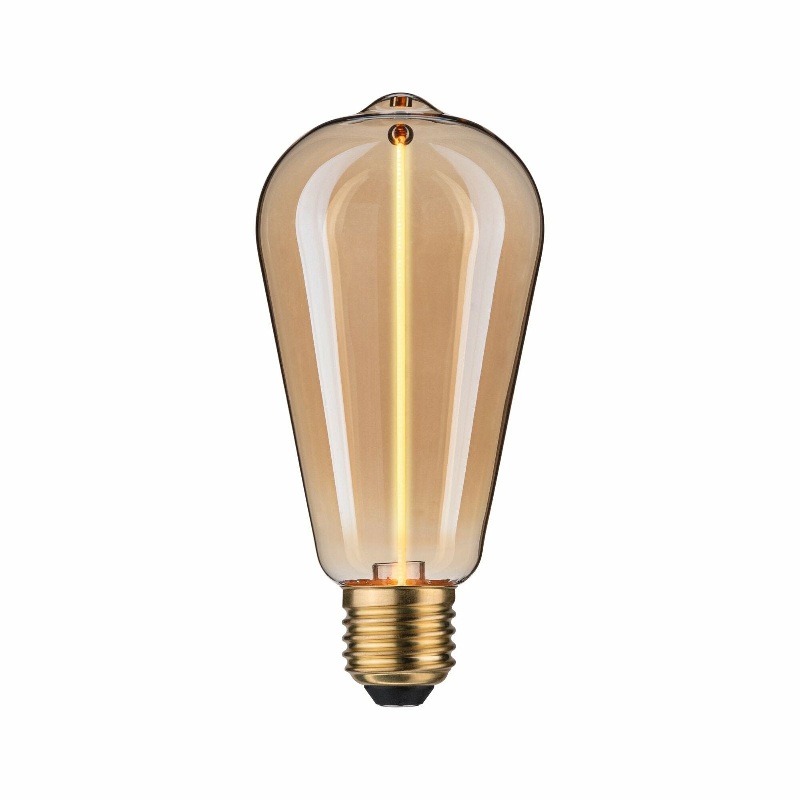 Paulmann LED-Leuchtmittel E27 Kolbenform – Warmweiss 1800 K, 140 lm, 2,8 W – IP20 – 1 Stk., Gold, Glas
