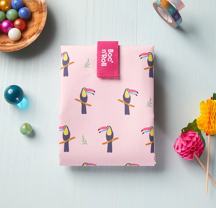 Roll'eat Boc'n'Roll – Lunchwrap 54 × 32 cm, Polyester (PES), Mehrfarbig, Wiederverwendbar