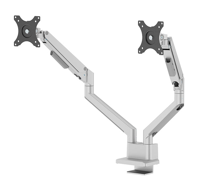 Neomounts DS70 250SL2 – Monitorarm, Dual, bis 32", Neigen/Schwenken, Silber