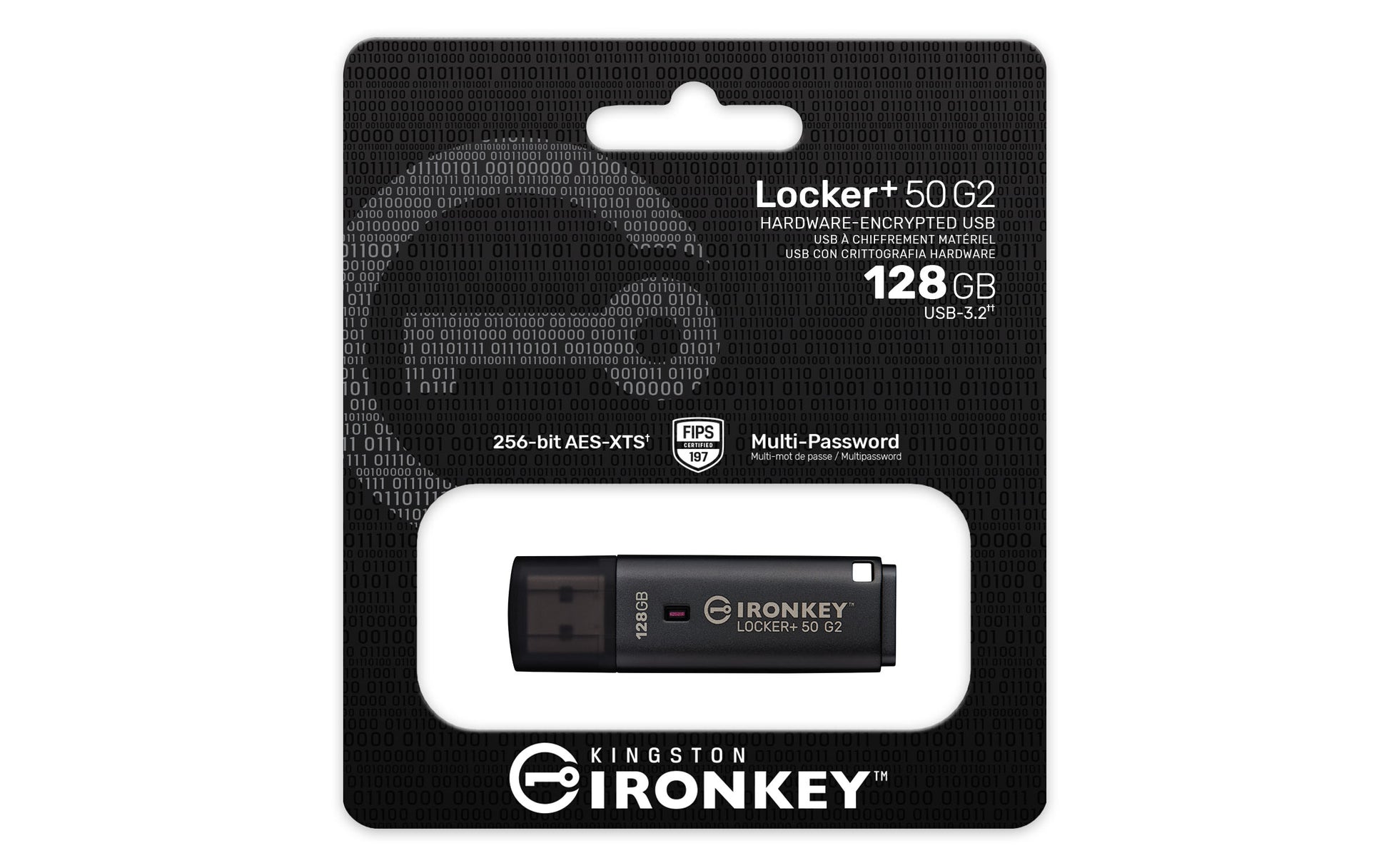 Kingston Technology Kingston IronKey 128 GB Locker Plus 50 G2