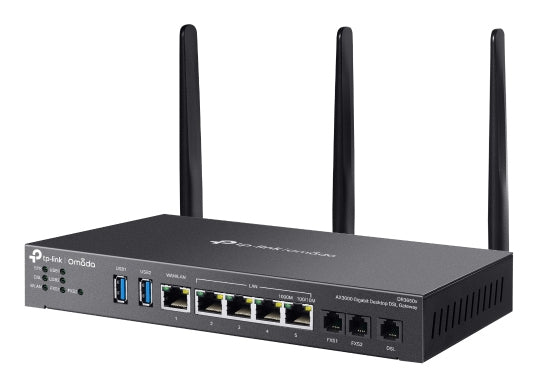 TP-Link DR3650V – WLAN-Router – Wi-Fi 6 Dual-Band (2,4/5 GHz), 3,0 Gbit/s