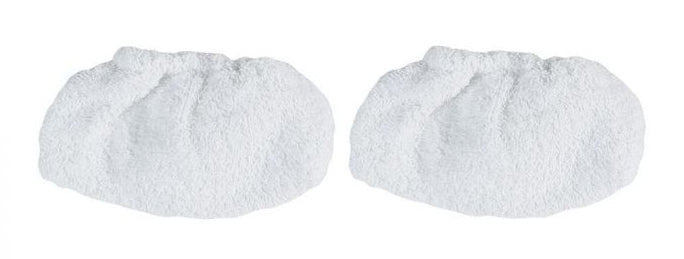 Polti Frotteebezüge – für Polti Vaporetto Lecoaspira und Polti Vaporetto – Baumwolle – Weiss – 2 Stk.