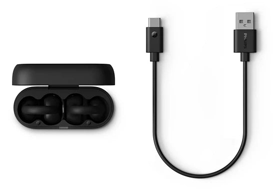 Philips TAQ2000BK/00 – True Wireless In-Ear Kopfhörer – Bluetooth, IPX4 – Schwarz – bis 28 h