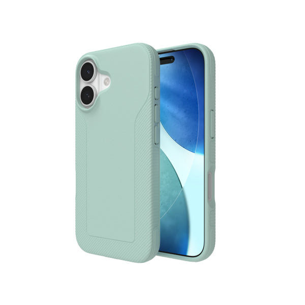 ZAGG Luxe Snap Backcover – für Apple iPhone 17, MagSafe, Graphen, Serene Mint, bis 3 m Sturzsicher