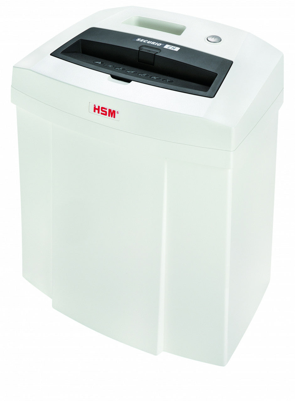 HSM Securio C14 – Aktenvernichter, DIN P-4, Partikelschnitt 4 × 25 mm, 6 Blatt, 20 l
