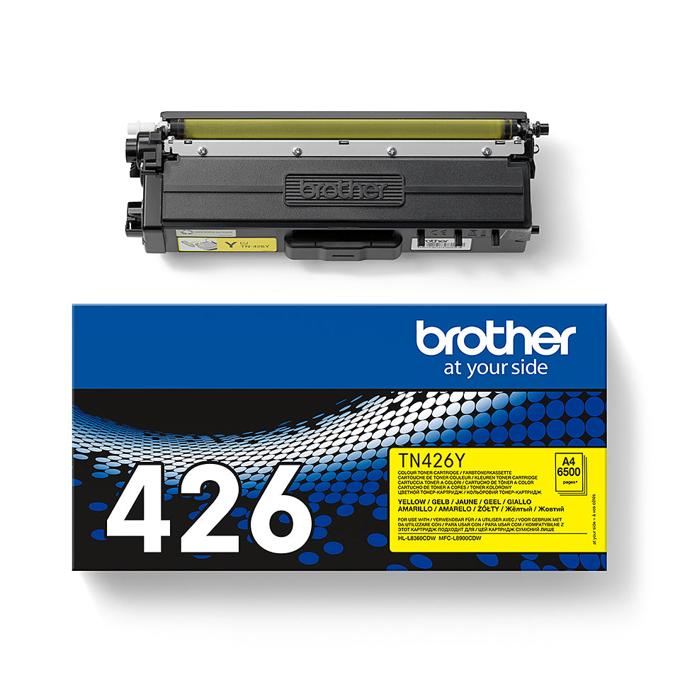 Brother Toner – Gelb, 6500 Seiten