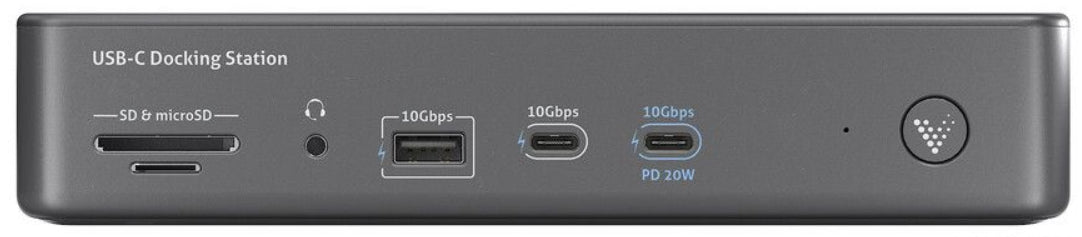 PureLink VL-D220 Dockingstation – USB-C, 2× DP, 2× HDMI, 3× USB-A, 2× USB-C, 100 W PD, Fast Ethernet