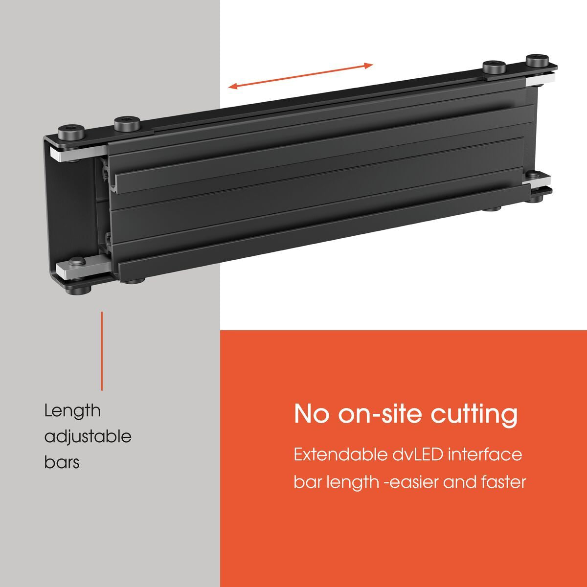 Vogel's CLED 6X6 – Deckenhalterung, fix, für 27", bis 675 kg, schwarz