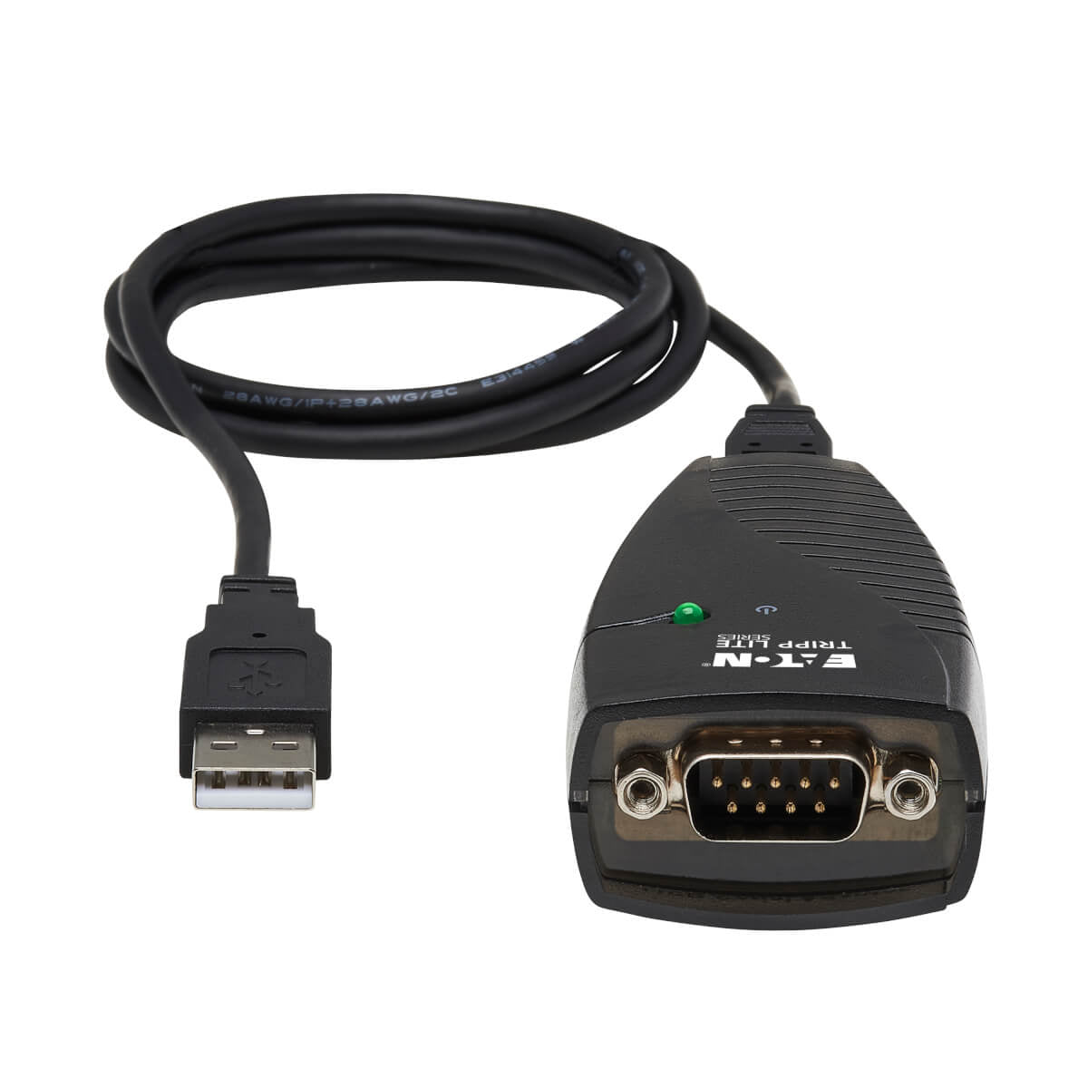Tripp Lite USA-19HS Seriell-Kabel USB-A zu DB9 (RS-232) – 230 Kbit/s, 0,91 m, Plug & Play, für Windows/Mac